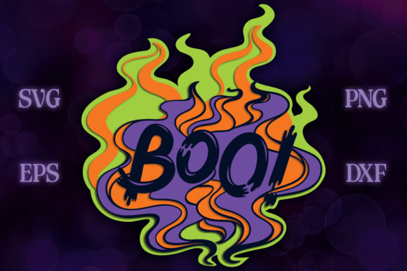 3D Halloween Typography - 4 SVG S