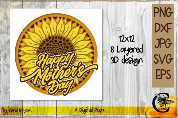 3D SVG and Shadow Boxes for Mother’s Day Design