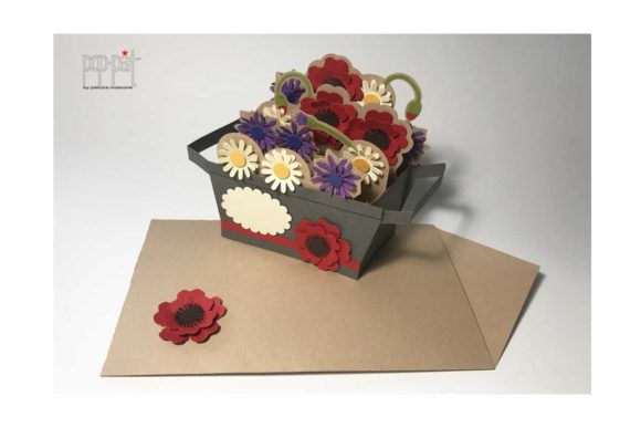 Explosion Box Summer 3D SVG Paper Flowers