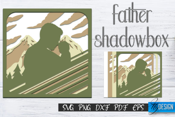 Father's Day Shadow Box SVG