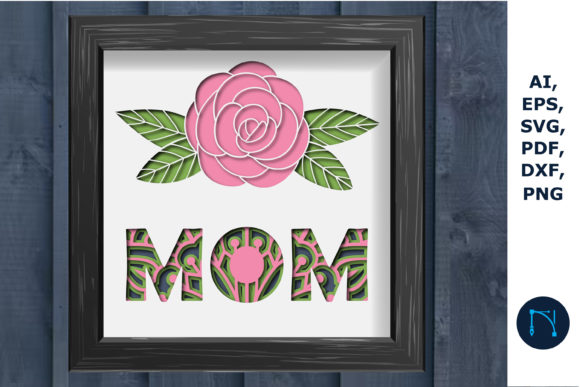 Mother’s Day Shadow Box SVG