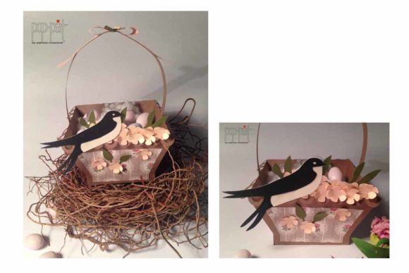 Spring Basket 3D SVG Shapes